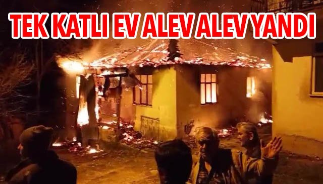 TEK KATLI EV ALEV ALEV YANDI