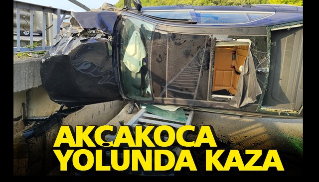 AKÇAKOCA YOLUNDA KAZA