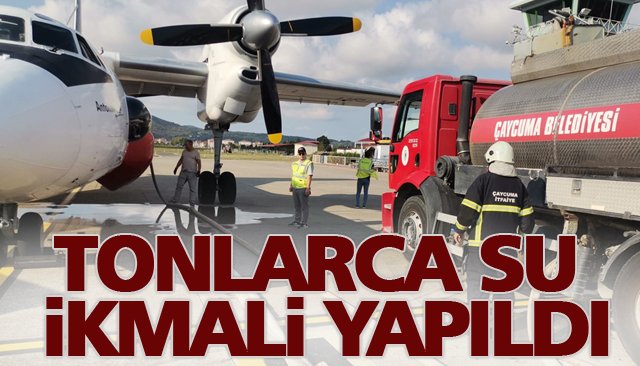 TONLARCA SU İKMALİ YAPILDI