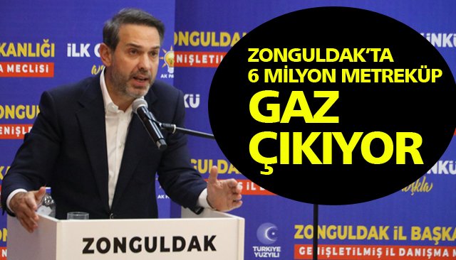 ZONGULDAK’TA 6 MİLYON METREKÜP GAZ ÇIKIYOR