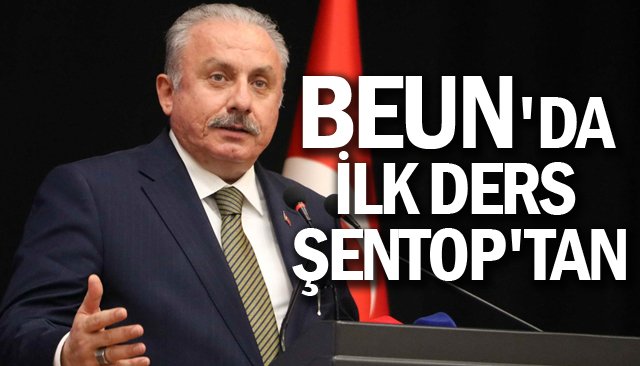 BEUN´DA İLK DERS  ŞENTOP´TAN…
