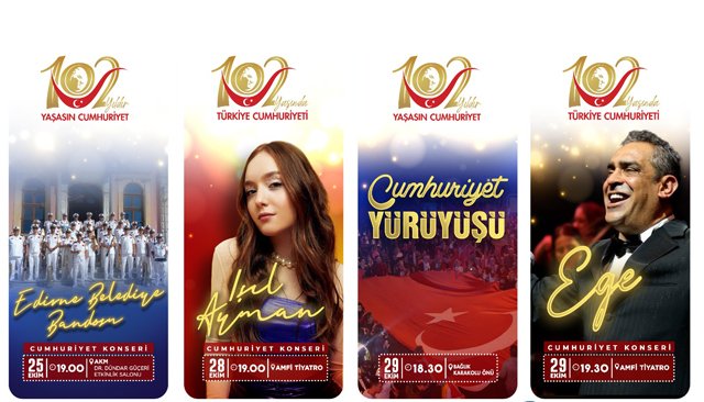 CUMHURİYETİN 102. YILI COŞKUYLA KUTLANACAK