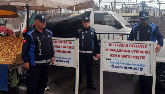 KABA DAVRANDILAR  TEZGAHLARI KAPATILDI