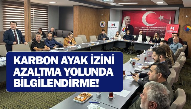 KARBON AYAK İZİNİ AZALTMA YOLUNDA BİLGİLENDİRME!