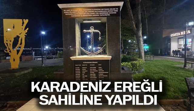 ONLARIN HATIRASINA  ANIT YAPILDI