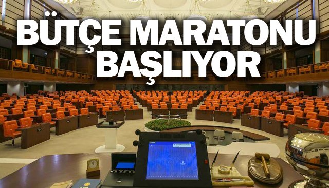 TBMM´DE BÜTÇE GÖRÜŞMELERİ BAŞLIYOR