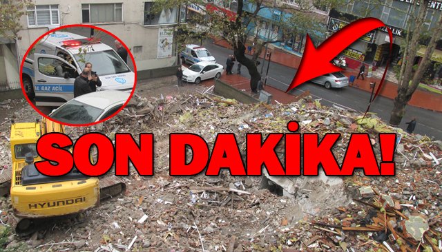 YIKIM SIRASINDA GAZ KAÇAĞI MEYDANA GELDİ