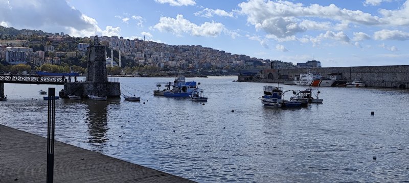 ZONGULDAK LİMANI SARIYA BOYANDI - 1