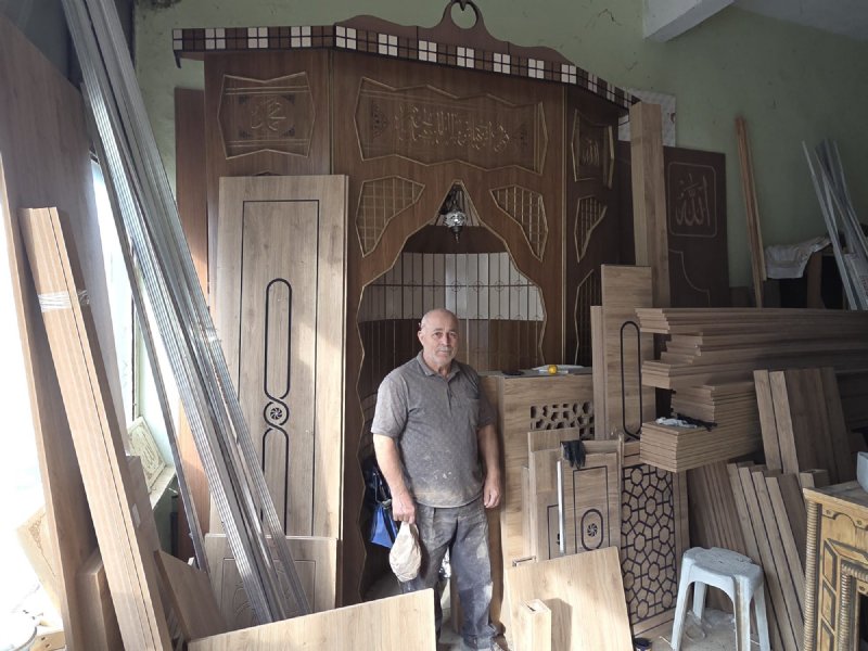 63 CAMİYE MİHRAP VE  MİNBER YAPTI - 4