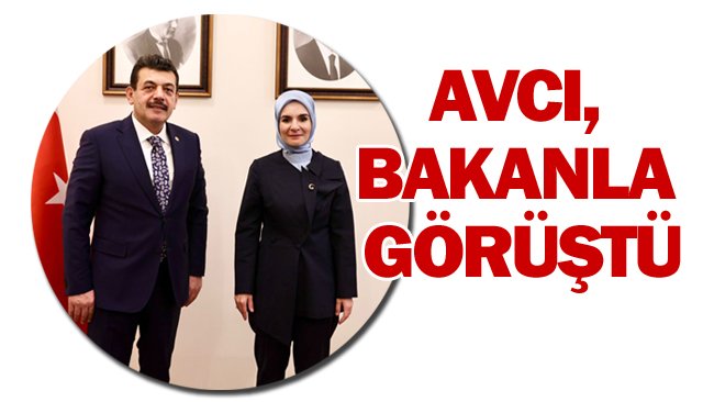 AVCI, BAKANLA  GÖRÜŞTÜ
