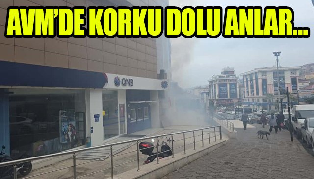 AVM’DE KORKU DOLU ANLAR…