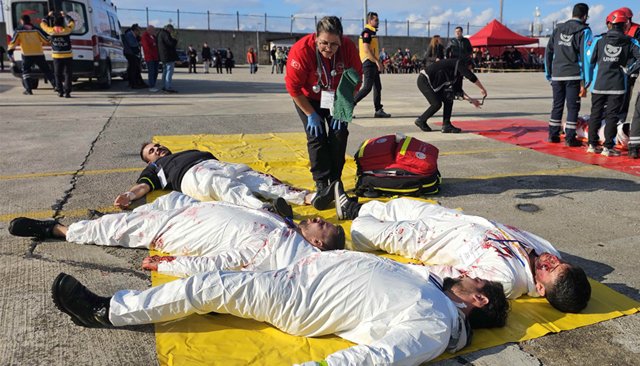 GEMİ KAZASI TATBİKATI