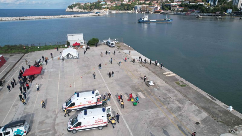 GEMİ KAZASI TATBİKATI - 1