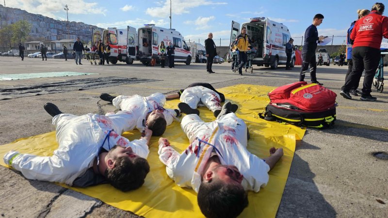 GEMİ KAZASI TATBİKATI - 4