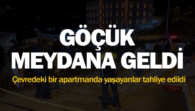 İNŞAAT ALANINDA GÖÇÜK MEYDANA GELDİ