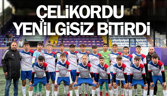 ÇELİKORDU  YENİLGİSİZ BİTİRDİ
