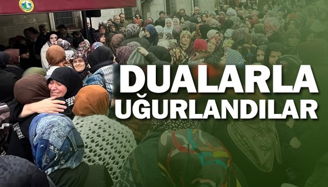 DUALARLA UĞURLANDILAR