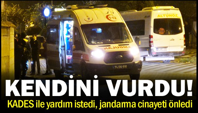 KENDİNİ VURDU!