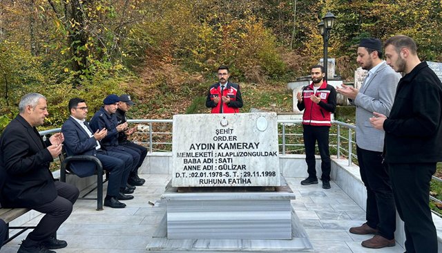 ŞEHİDİMİZ ANILDI