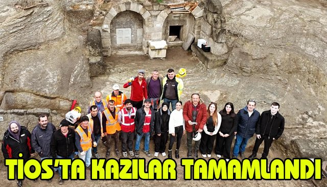 TİOS’TA KAZILAR TAMAMLANDI