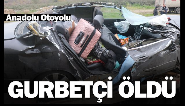 TIRA ÇARPTI:  1 ÖLÜ, 1 YARALI