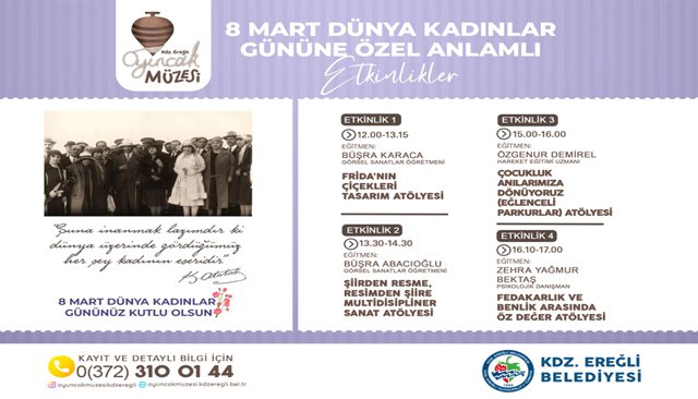 EREĞLİ’DE DÜNYA KADINLAR GÜNÜ ETKİNLİĞİ