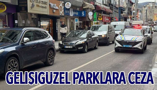 GELİŞİGÜZEL PARKLARA CEZA