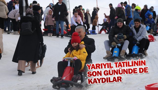 YARIYIL TATİLİNİN  SON GÜNÜNDE DE KAYDILAR