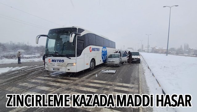 ZİNCİRLEME KAZADA MADDİ HASAR