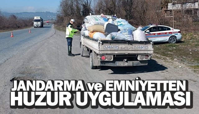 JANDARMA VE EMNİYETTEN  HUZUR UYGULAMASI