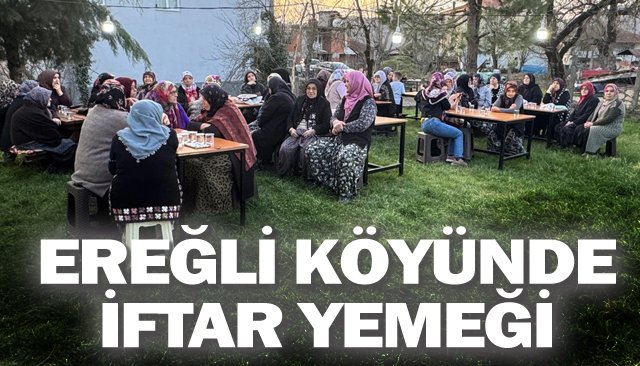 KÖYDE İFTAR YEMEĞİ