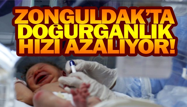 ZONGULDAK’TA DOĞURGANLIK HIZI AZALIYOR!