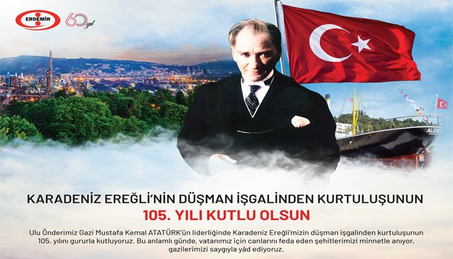 ERDEMİR, 18 Haziran Ereğli’nin Kurtuluşu mesajı