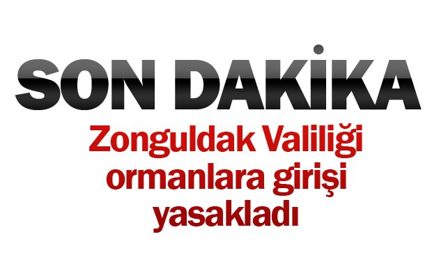 ORMANLARA GİRİŞ YASAKLANDI