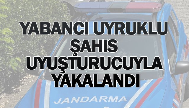 YABANCI UYRUKLU ŞAHIS UYUŞTURUCUYLA YAKALANDI