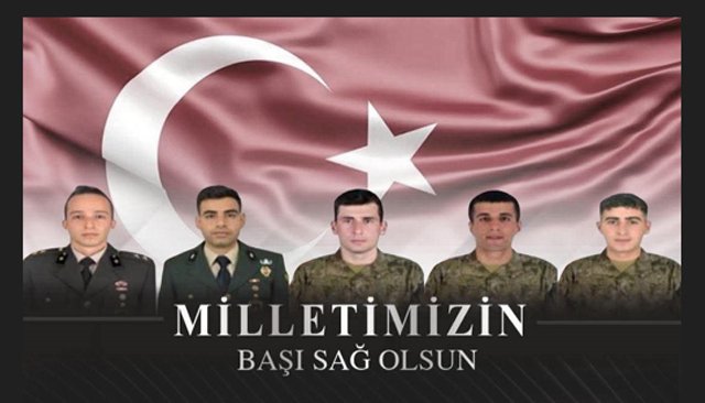 5 asker şehit oldu