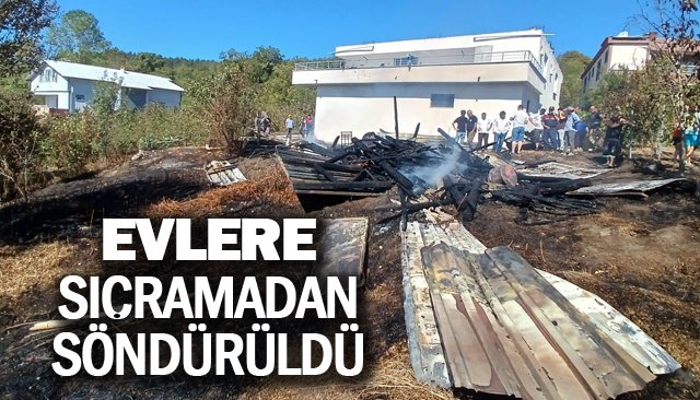 KÖMÜRLÜKTE YANGIN