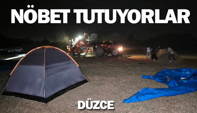 Nöbet tutuyorlar!