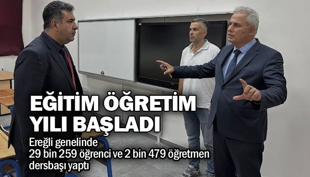 EĞİTİM ÖĞRETİM YILI BAŞLADI
