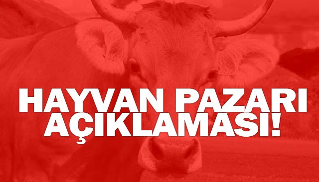 ´´Kısa zamanda 81 ilimizdeki hayvan pazarlarını açmış olacağız´´