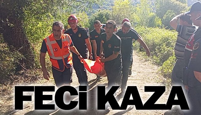 ŞARAMPOLE YUVARLANDI: 2 ÖLÜ, 1 YARALI