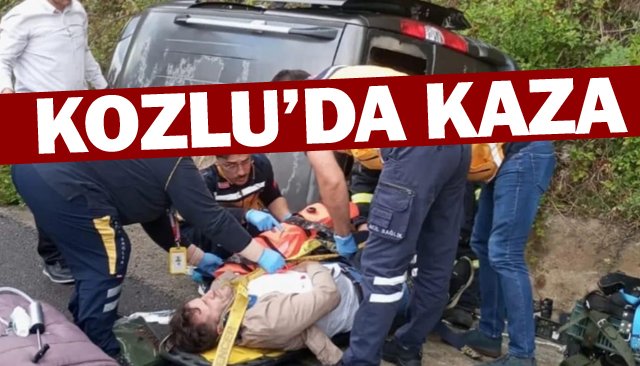YAĞIŞ KAZAYI BERABERİNDE GETİRDİ