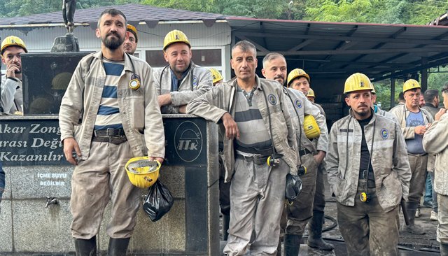 YEŞİL,  MADENCİYLE BULUŞTU