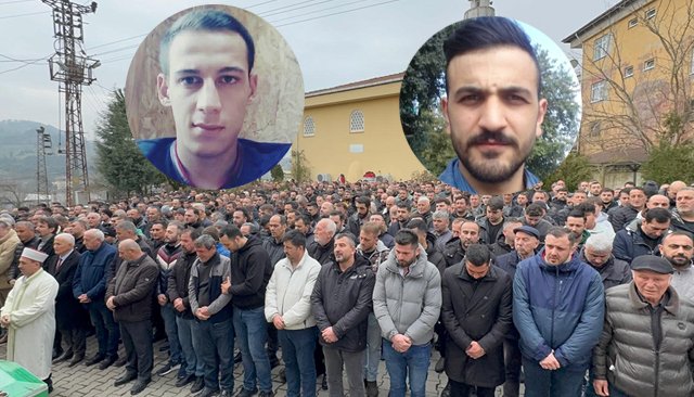 İki arkadaş defnedildi… Sürücüler adliyeye sevk edildi…