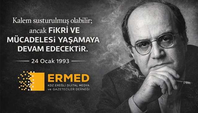 MUMCU’YU SAYGI VE  ÖZLEMLE ANIYORUZ