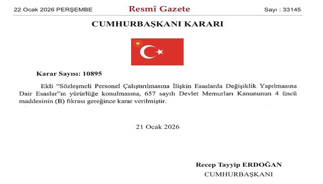 YÜRÜRLÜĞE GİRDİ