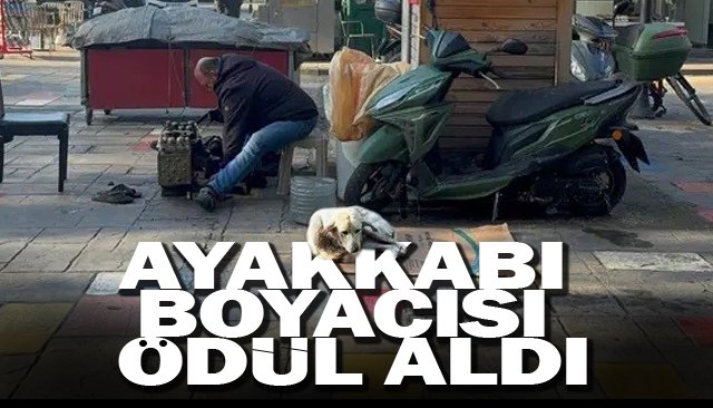 AYAKKABI  BOYACISI  ÖDÜL ALDI