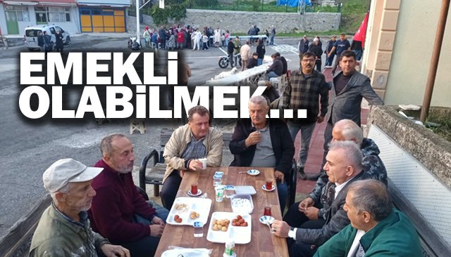 EMEKLİ OLABİLMEK…