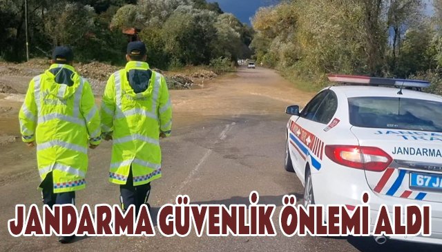 JANDARMA GÜVENLİK ÖNLEMİ ALDI