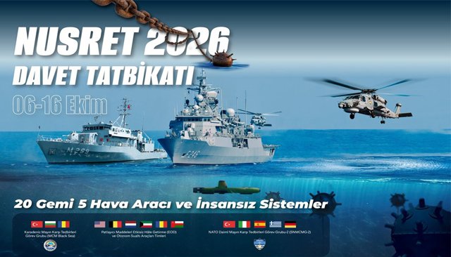 NUSRET-2026  DAVET TATBİKATI  6 EKİM’DE BAŞLAYACAK
